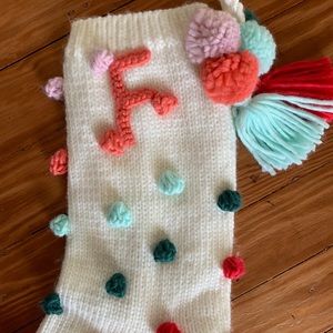 Anthropologie F stocking